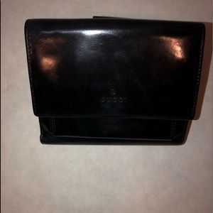 ***SOLD*** Gucci Black leather women’s wallet
